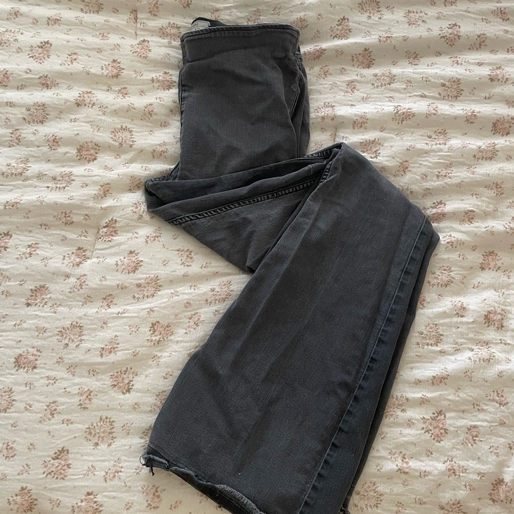 Free People Charcoal Denim Jeans